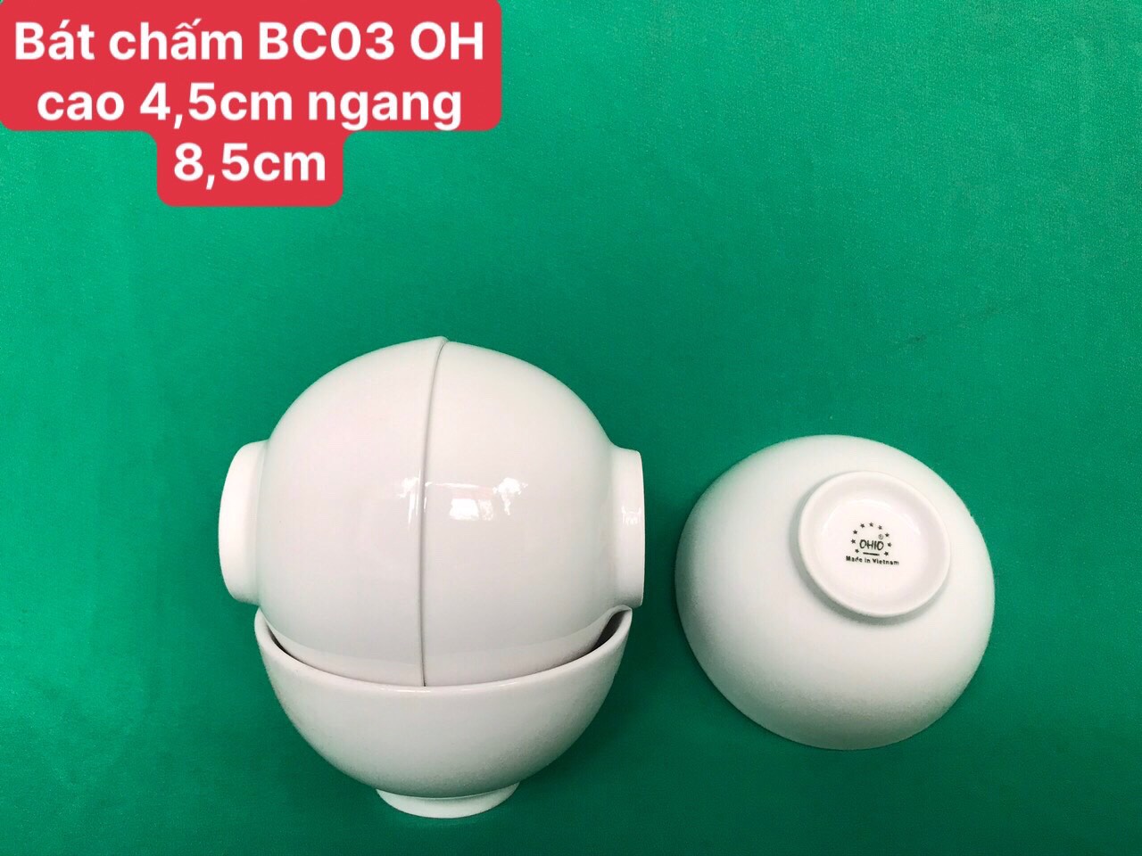 Bát Chấm BC03 trắng OHIO