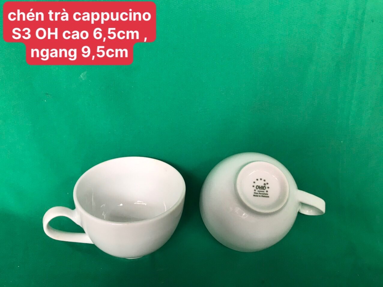 Chén capucino S3 OHIO