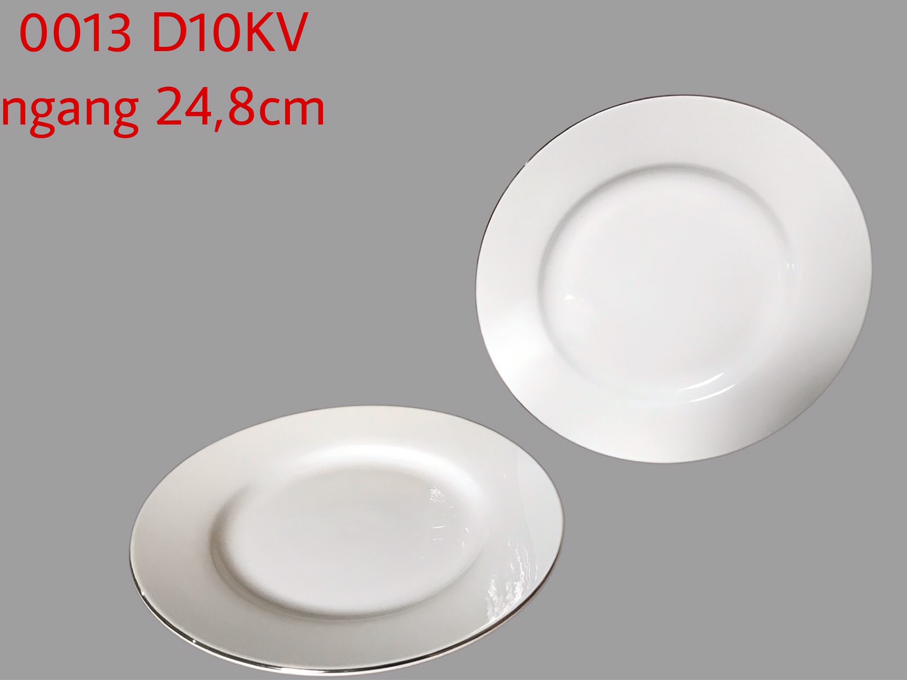 Đĩa bằng D10 kẻ vàng