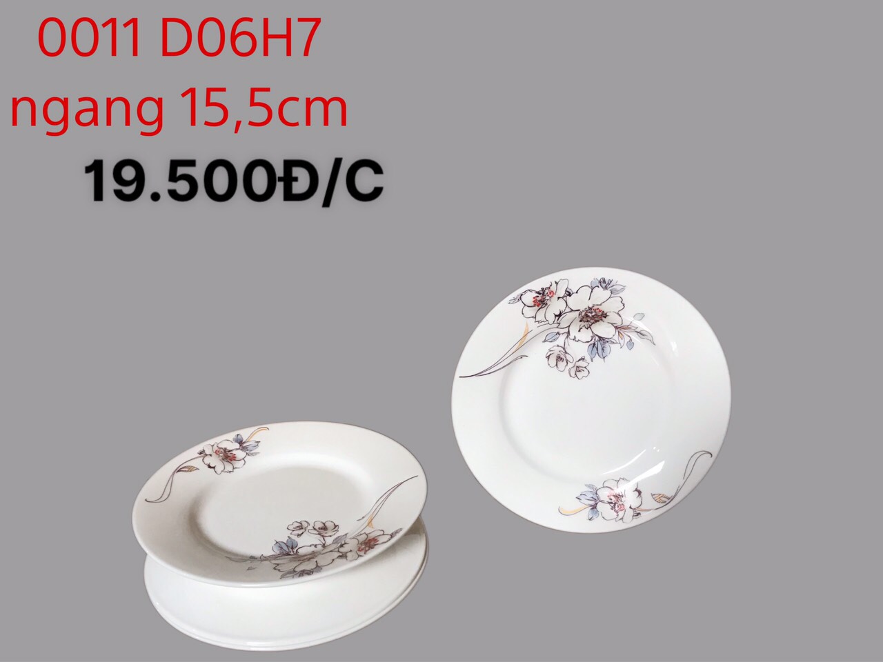 Đĩa bằng D06 hoa 07