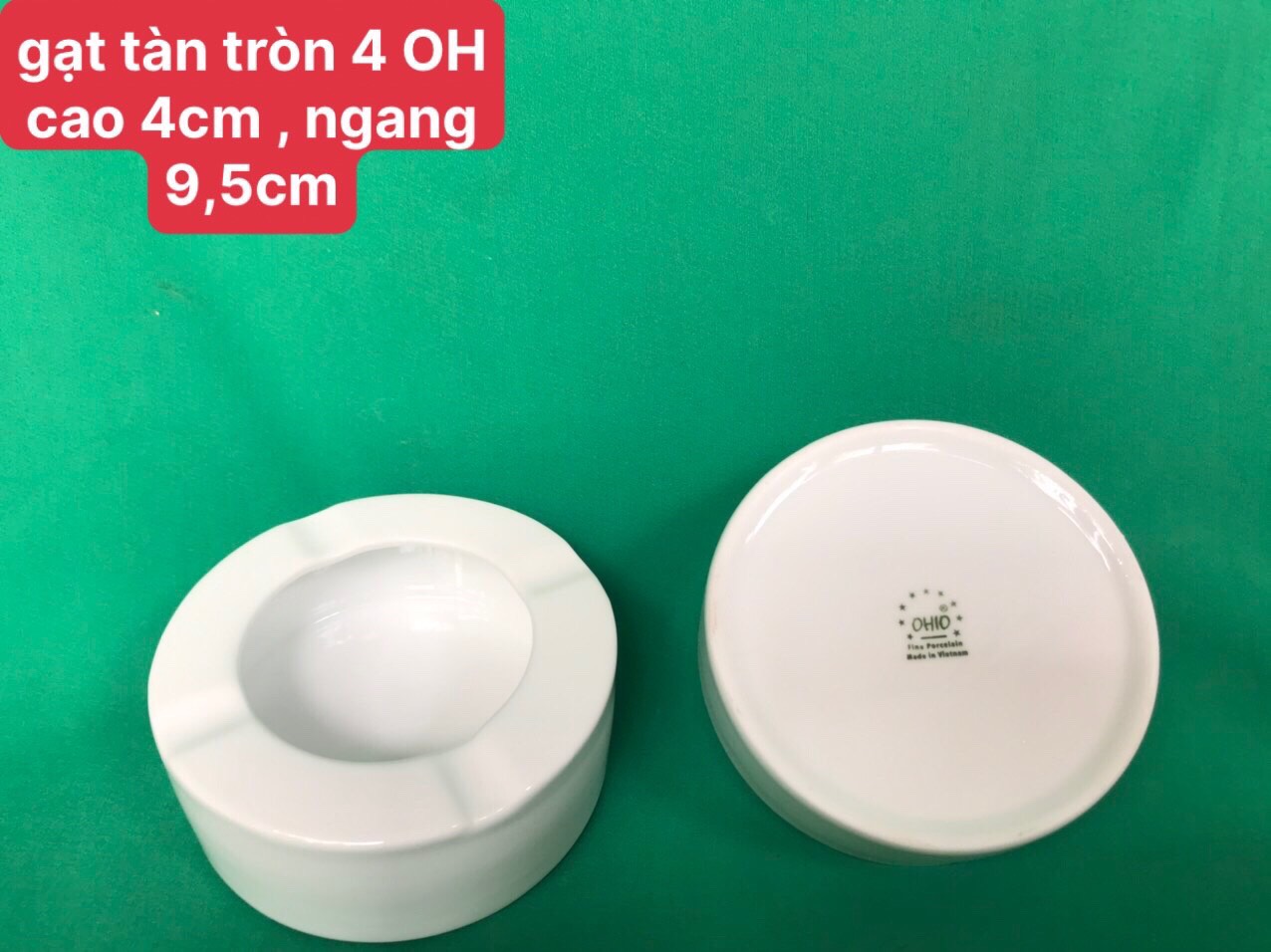 Gạt tàn tròn 3.8 OHIO