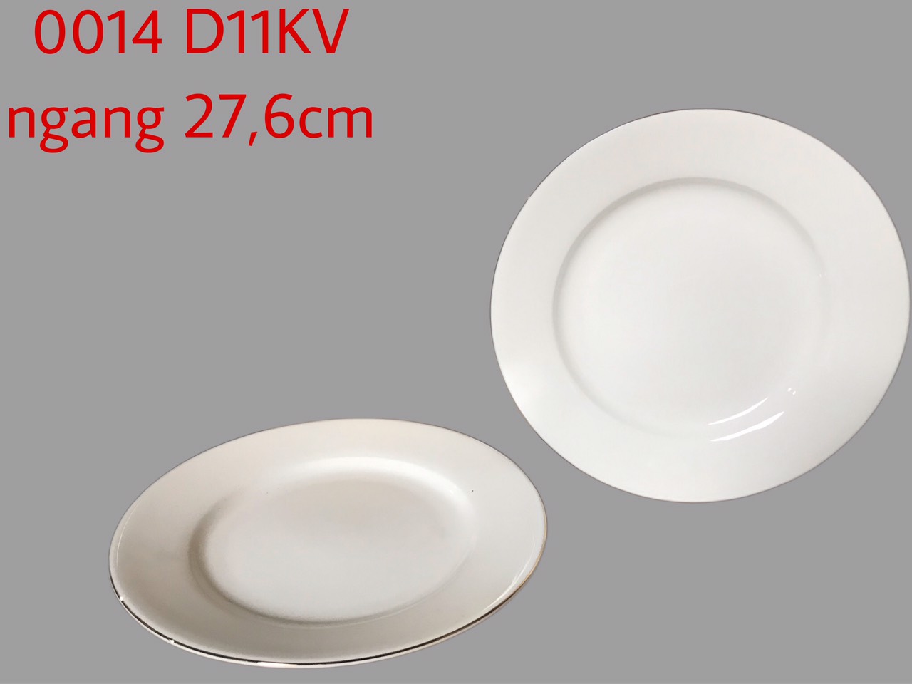 Đĩa bằng D11 kẻ vàng