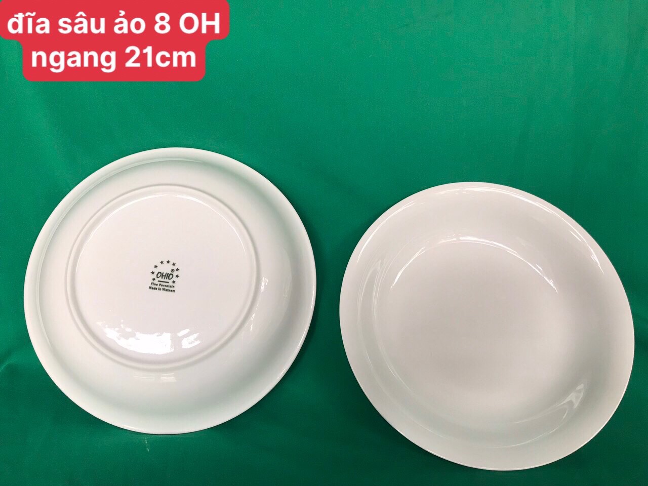 Đĩa sâu ảo 8 trắng OHIO