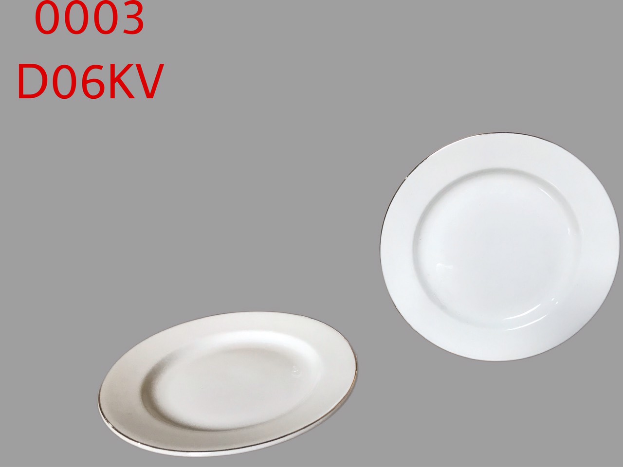 Đĩa bằng D06 kẻ vàng