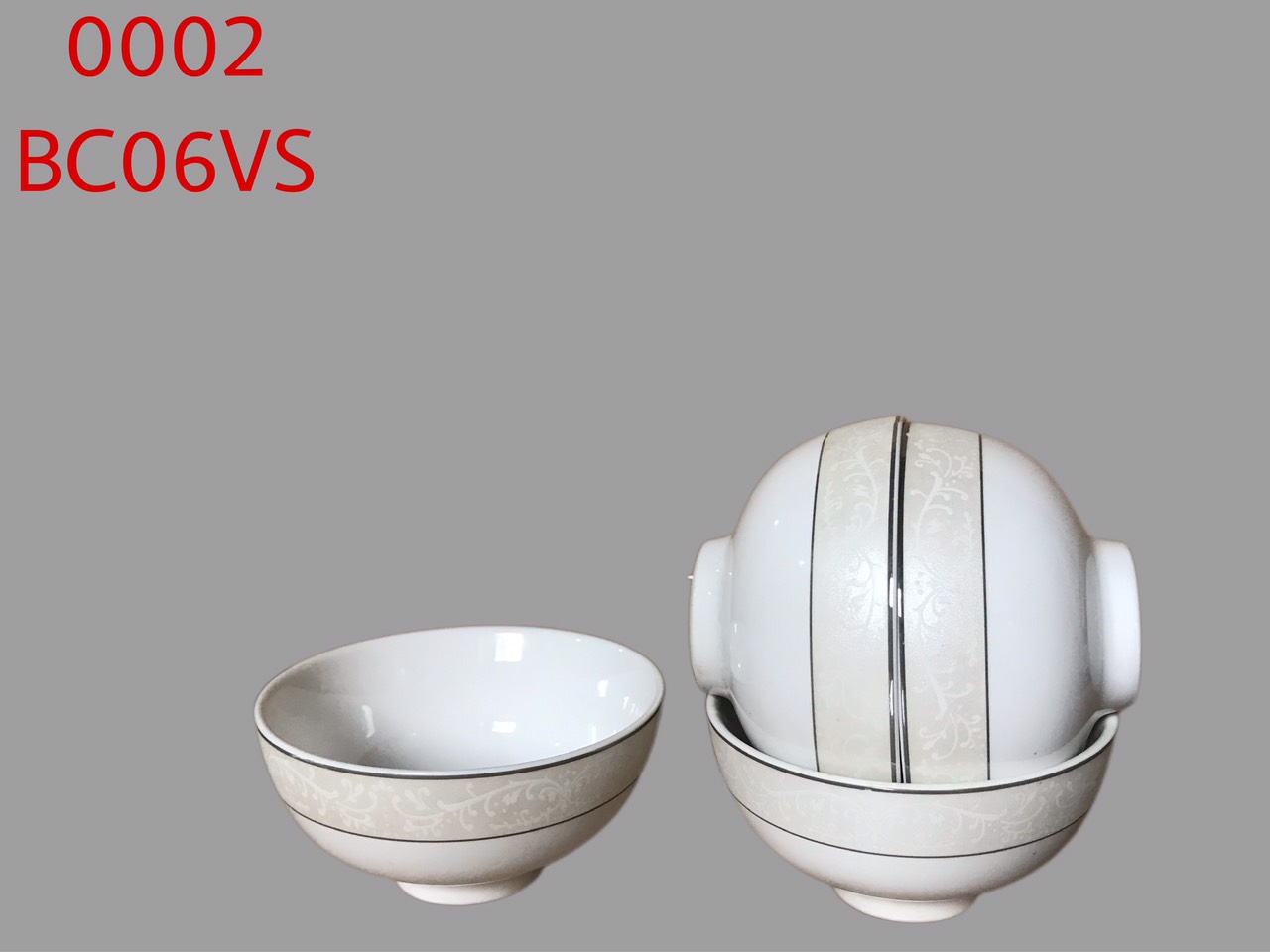 Bát cơm viền sần