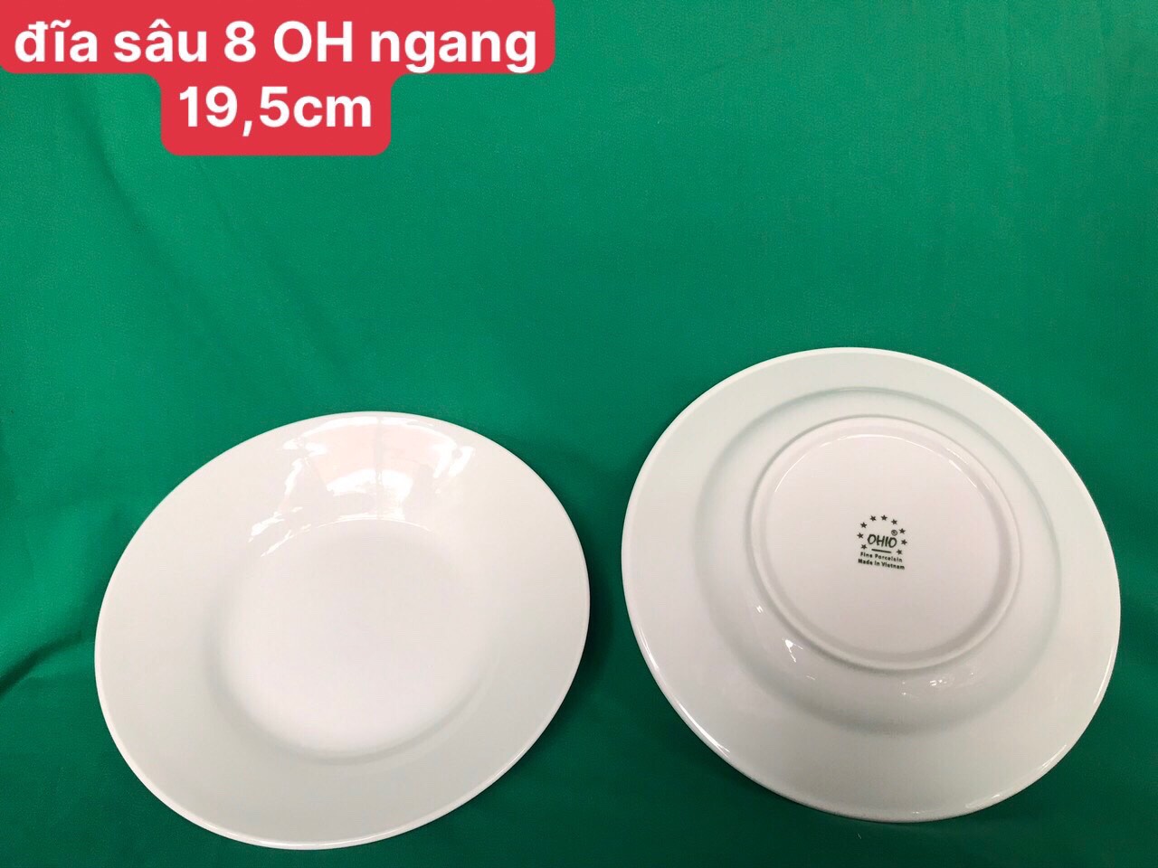 Đĩa sâu 8 trắng OHIO