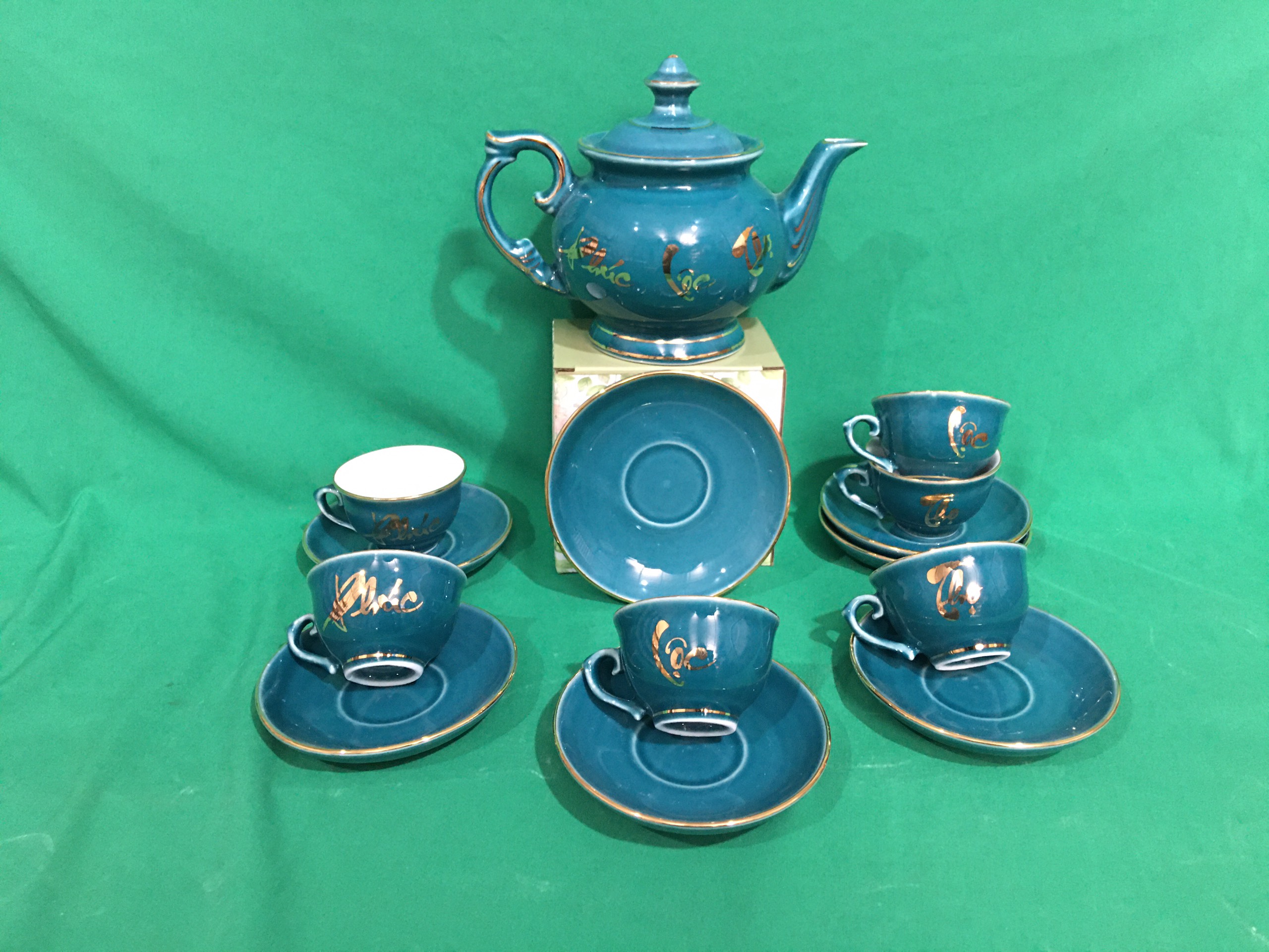 Bộ ấm chén Phú Quý Phúc Lộc Thọ (SALE)