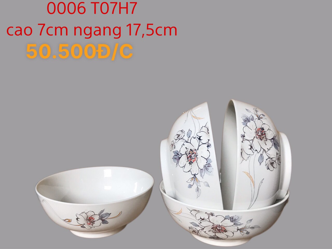 Tô thấp T07 hoa 07