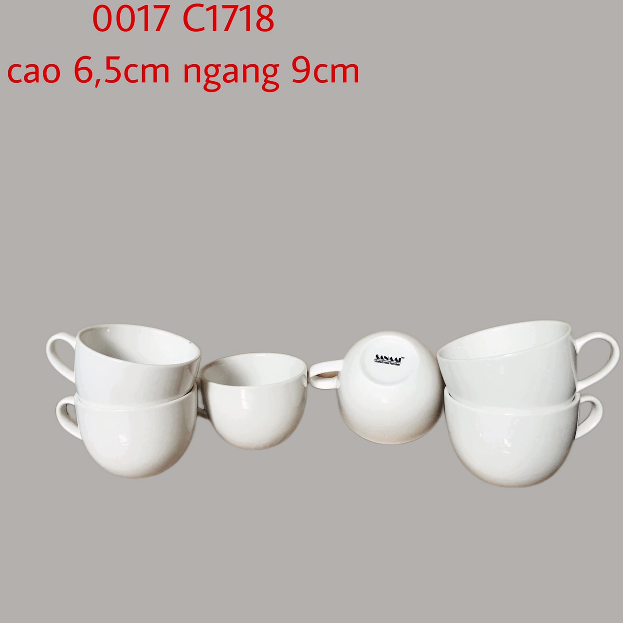 Cốc quai 1718