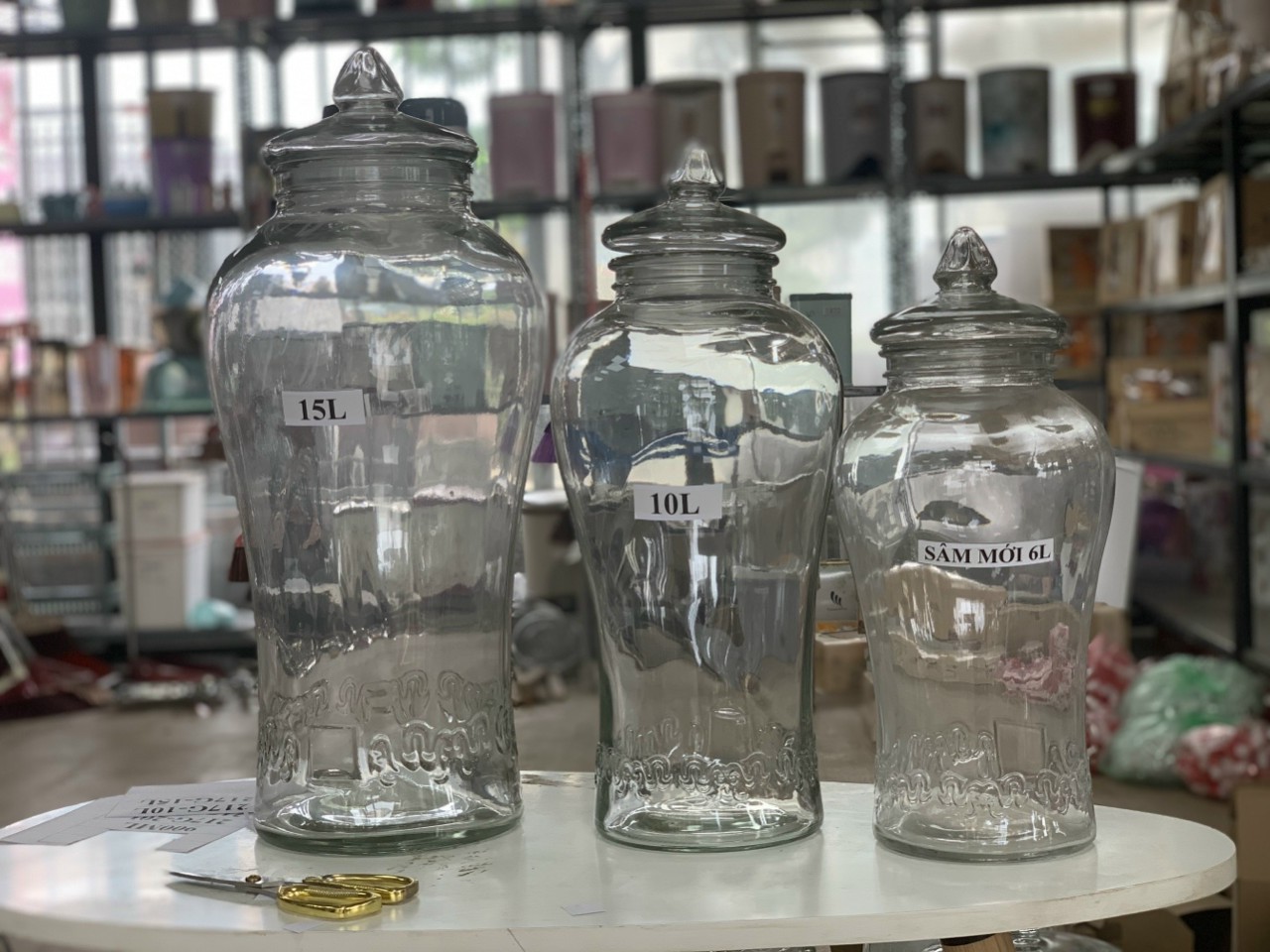 Lọ sâm thuỷ tinh