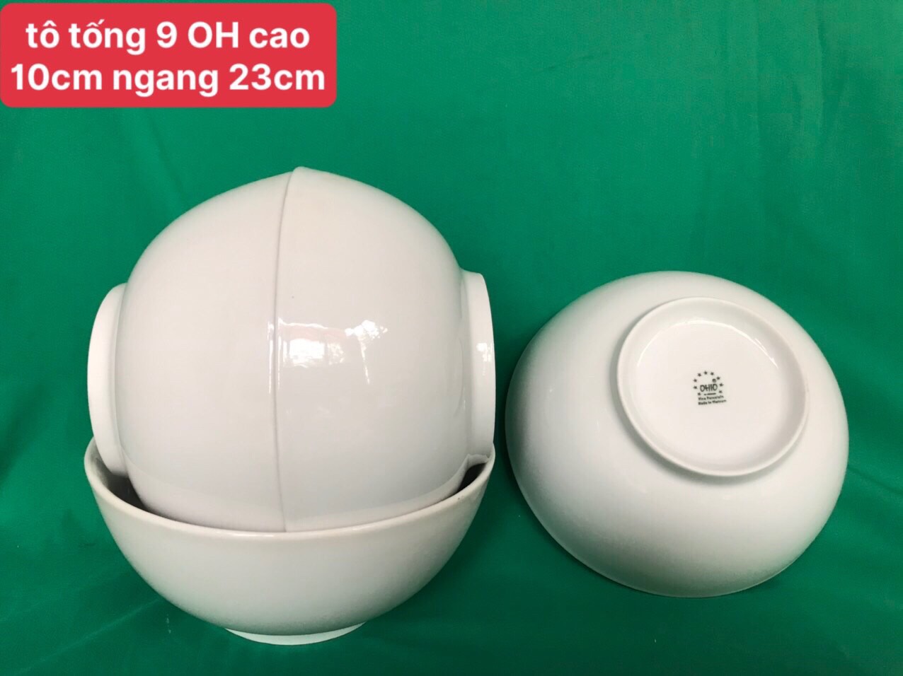 Tô tông 9 trắng OHIO