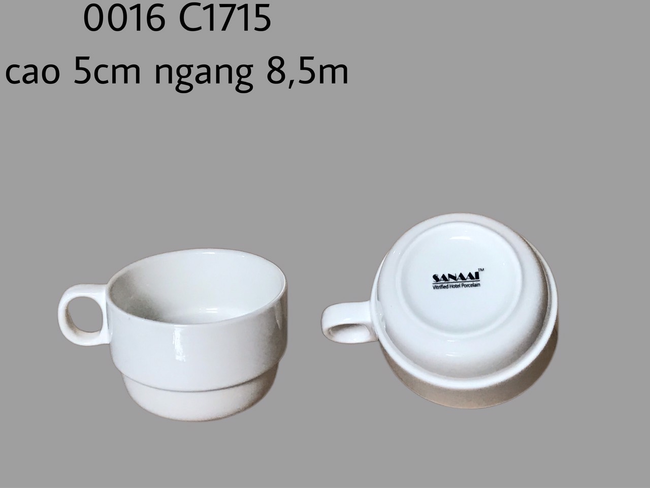 Cốc quai 1715