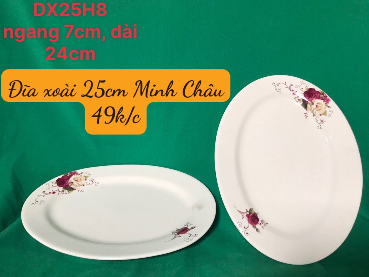 Đĩa xoài 25 hoa 8