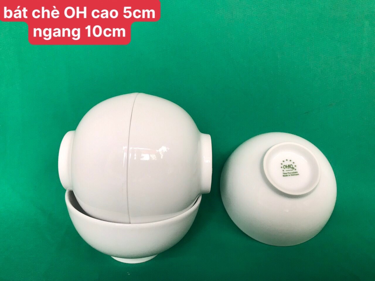 Bát chè trắng OHIO