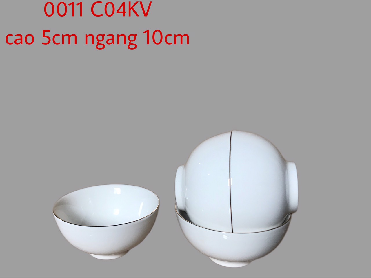 Bát chè C04 kẻ vàng