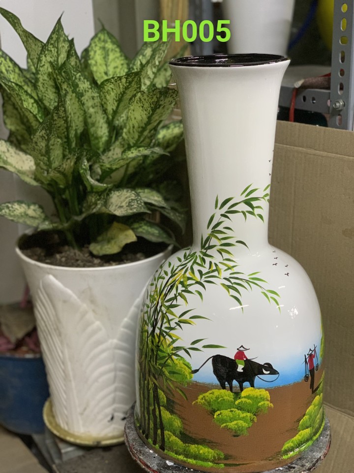 Lọ đầm cảnh mục đồng chăn trâu