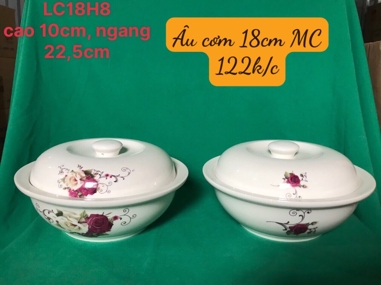 Âu cơm LC18 hoa 08