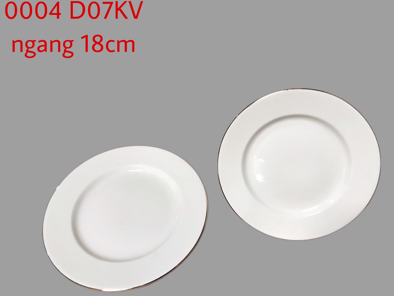 Đĩa bằng D07 kẻ vàng