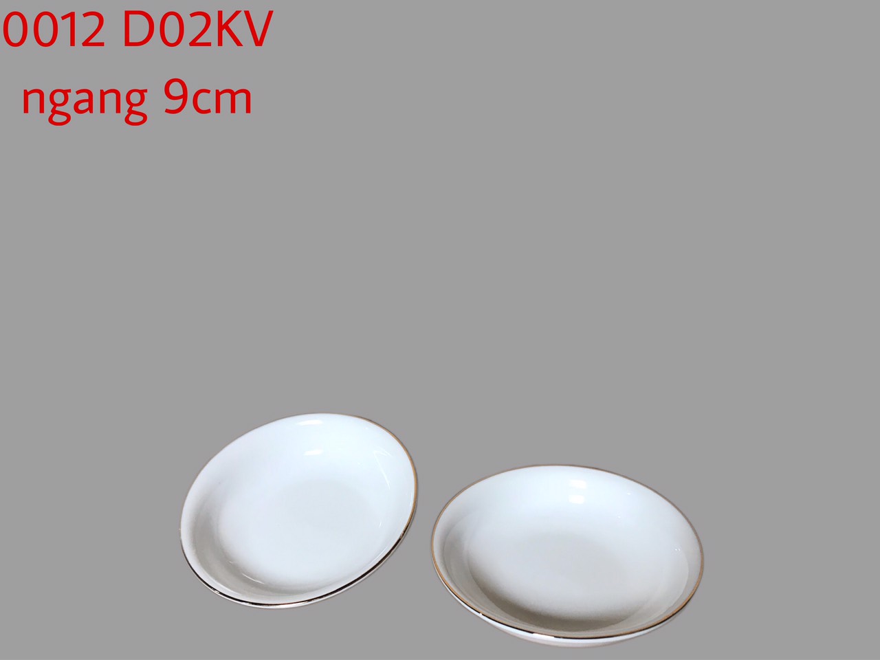 Đĩa đựng gia vị D02 kẻ vàng