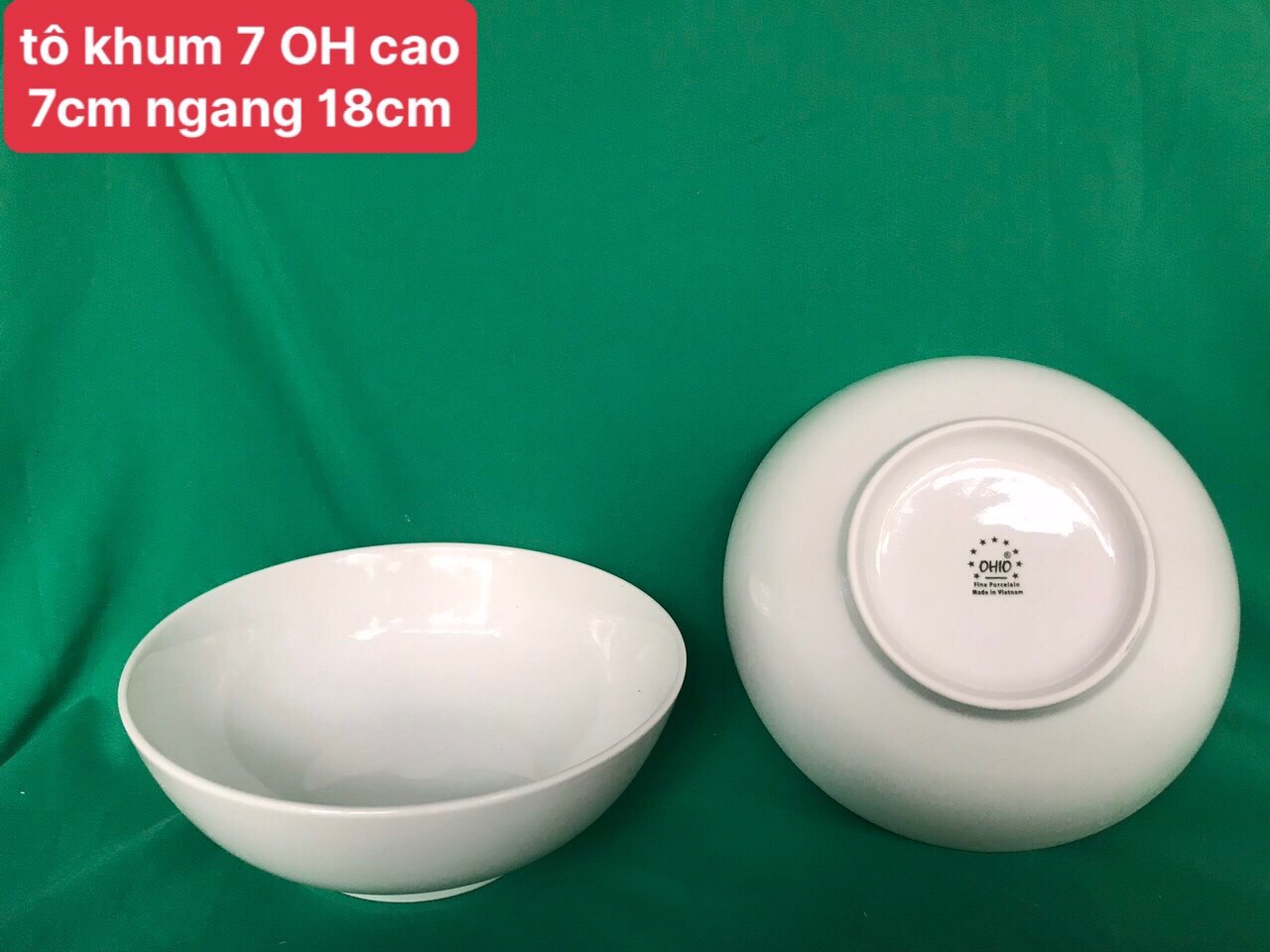 Tô khum 7 trắng OHIO